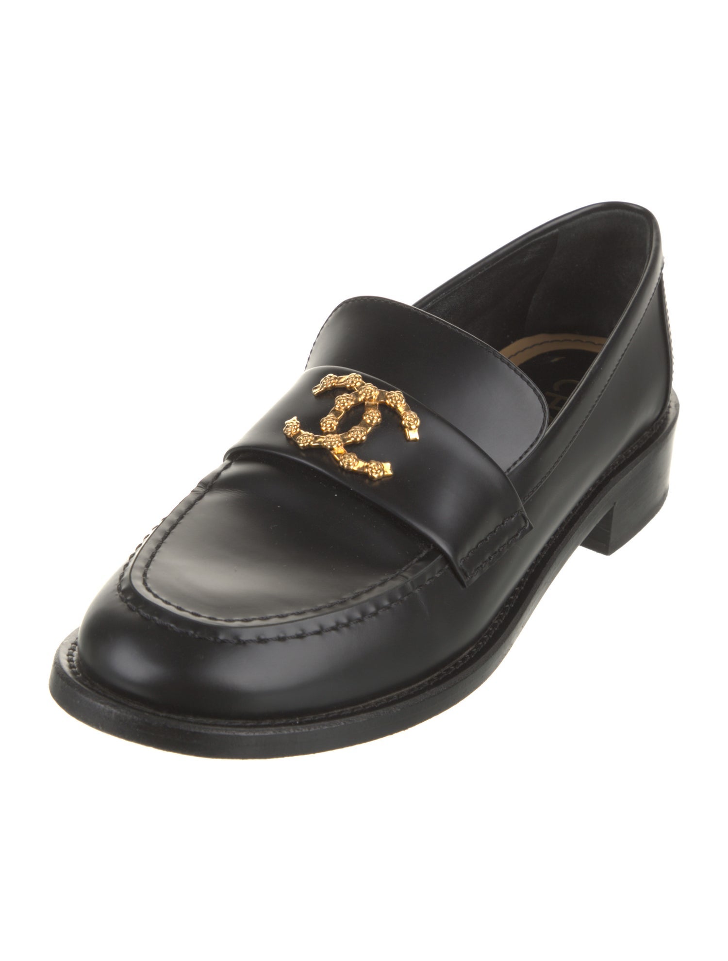 Chanel 2024 Interlocking CC Logo Loafers